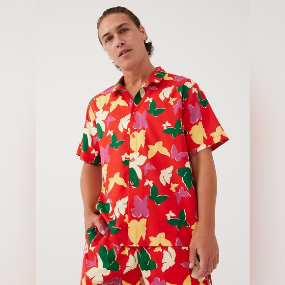 Outdoor Voices Other - NWT Outdoor Voices Recreation Shirt Short Sleeve Button Down